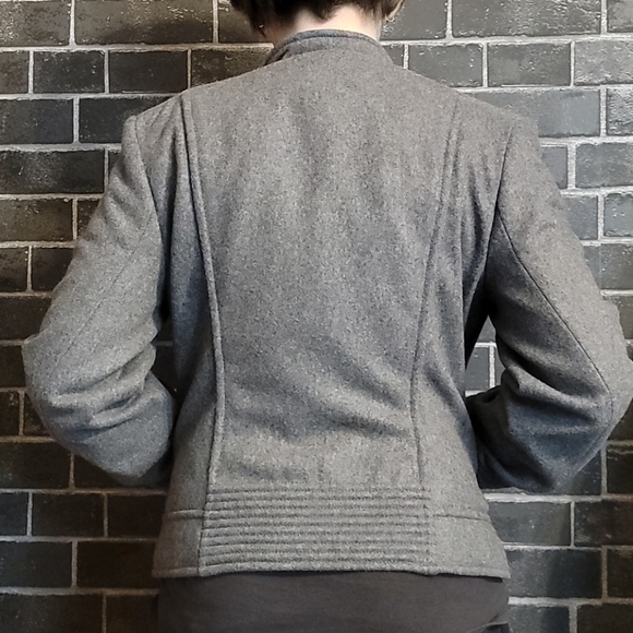 Banana Republic Mario Bellucci Wool Moto Jacket. - Picture 7 of 7